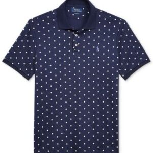 Ralph Lauren Classic Fit Polo in Navy and Cream